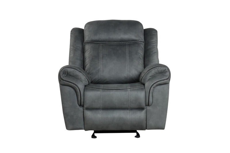 [L360-L] Palm - Loveseat (Gray), Fabric, Gray With : Console, Cup Holder, Power Source, USB Charger, Rocker. Box: 1 of 1 Each - L360-L