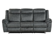 [L360-R] Palm - Recliner (Gray), Fabric, Gray With : Rocker recliner Box: 1 of 1 Each - L360-R