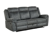 [L360-R] Palm - Recliner (Gray), Fabric, Gray With : Rocker recliner Box: 1 of 1 Each - L360-R