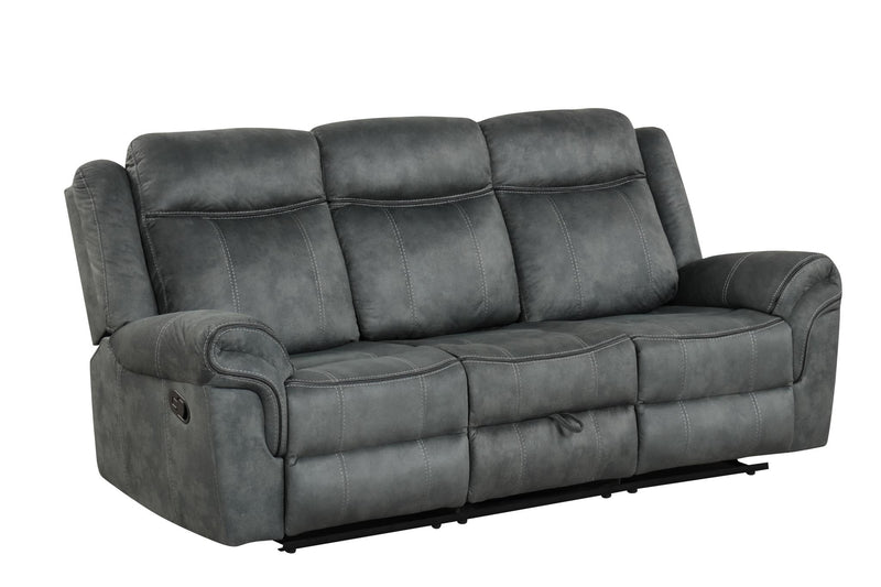 [L360-R] Palm - Recliner (Gray), Fabric, Gray With : Rocker recliner Box: 1 of 1 Each - L360-R