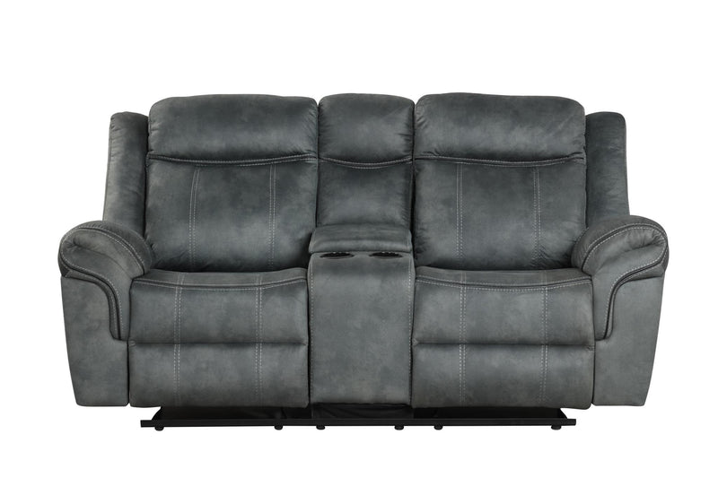 [L360-R] Palm - Recliner (Gray), Fabric, Gray With : Rocker recliner Box: 1 of 1 Each - L360-R