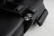[L367-S] London - Sofa (Black), Air Leather, Black With : Power Headrest, USB, Type C Charger, Zero Gravity Box: 1 of 1 Each - L367-S