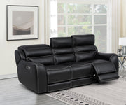 [L367-SL] London - SL (Black), Air Leather, Black With : Power Headrest, Power Source , Wireless Charger, Pull-Out Cup Holders, Reading Light, USB, Type C Charger, Zero Gravity Each - L367-SL