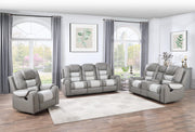 L420 - Harlow ( Grey ) RECLINING LOVESEAT - L420-2