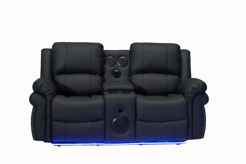 L430 - Cesar ( Black ) 3 PC ( Sofa & Loveseat & Chair ) - L430-BLK-3PC