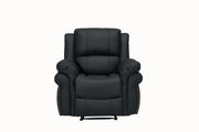 L430 - Cesar ( Black ) RECLINING LOVESEAT - L430-2