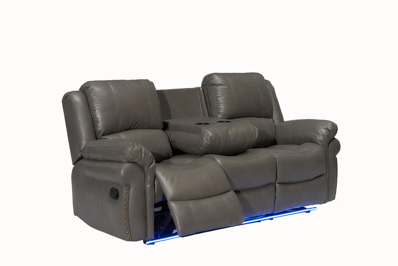 L431 - Cesar ( Grey ) 2 PC ( Sofa & Loveseat ) - L431-GY-2PC