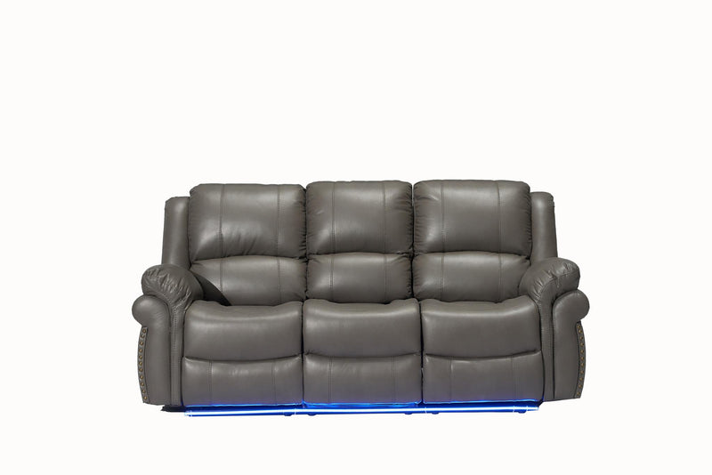 L431 - Cesar ( Grey ) RECLINING SOFA - L431-3