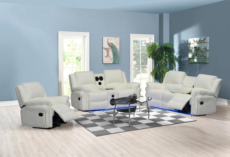 L432 - Cesar ( White ) RECLINING CHAIR - L432-1