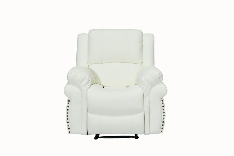 L432 - Cesar ( White ) RECLINING SOFA - L432-3