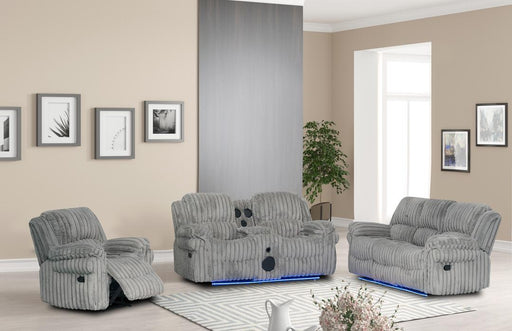 L436 - Cesar ( Grey ) RECLINING SOFA - L436-3