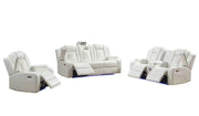 L447 - Knox White 2PC (Power Sofa & Loveseat) - L447-White-2PC