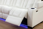 L469 - Zachary White 3PC Power Sectional - L469-White-3PC Sectional