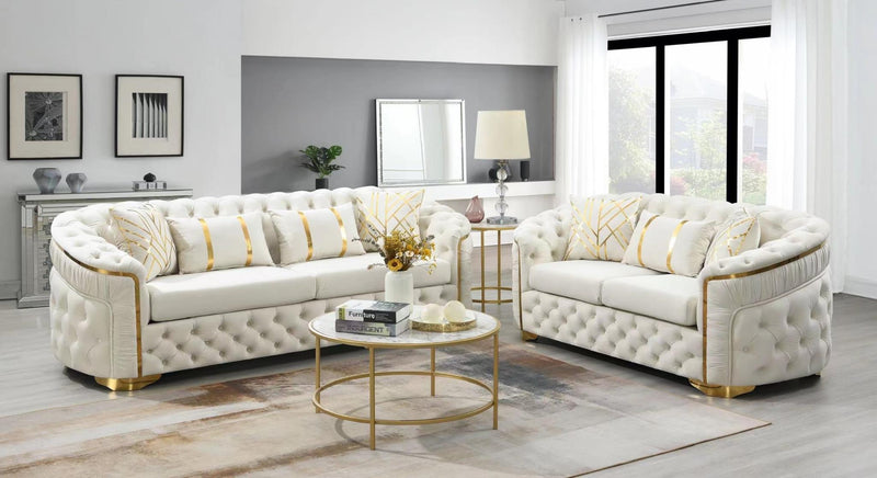L850 - Queen ( Cream ) SOFA - L850-3