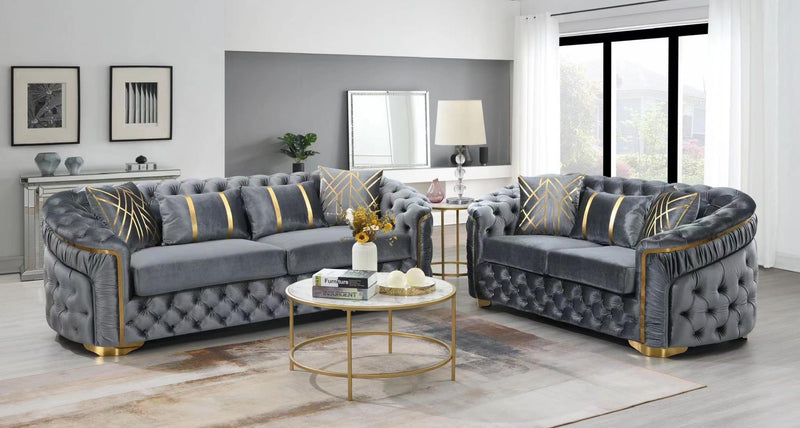 L852 - Queen ( Grey ) SOFA - L852-3