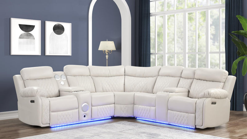 Lacrosse Sectional Sofa Ice - Lacrosse Sectional Sofa Ice