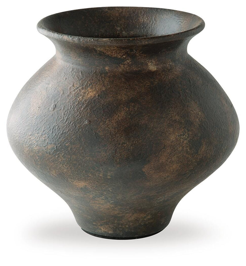 Laddlow Antique Brown Vase - A2000912