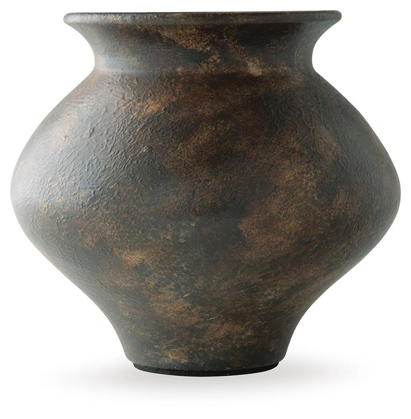 Laddlow Antique Brown Vase - A2000912