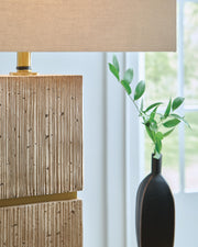 Laddner Beige Table Lamp - L236054