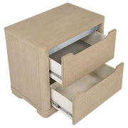 Ladera 2-drawer Nightstand Bedside Table Light Elm - 225082