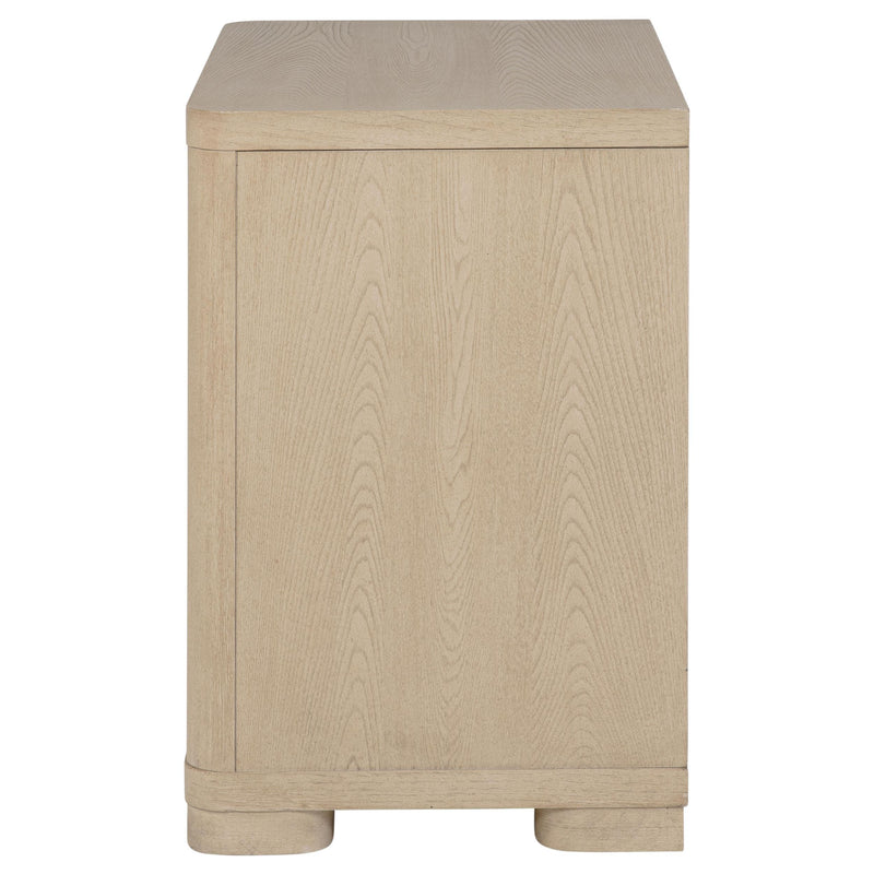 Ladera 2-drawer Nightstand Bedside Table Light Elm - 225082