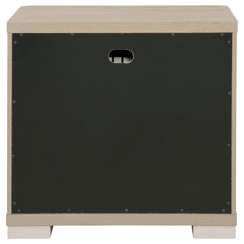 Ladera 2-drawer Nightstand Bedside Table Light Elm - 225082