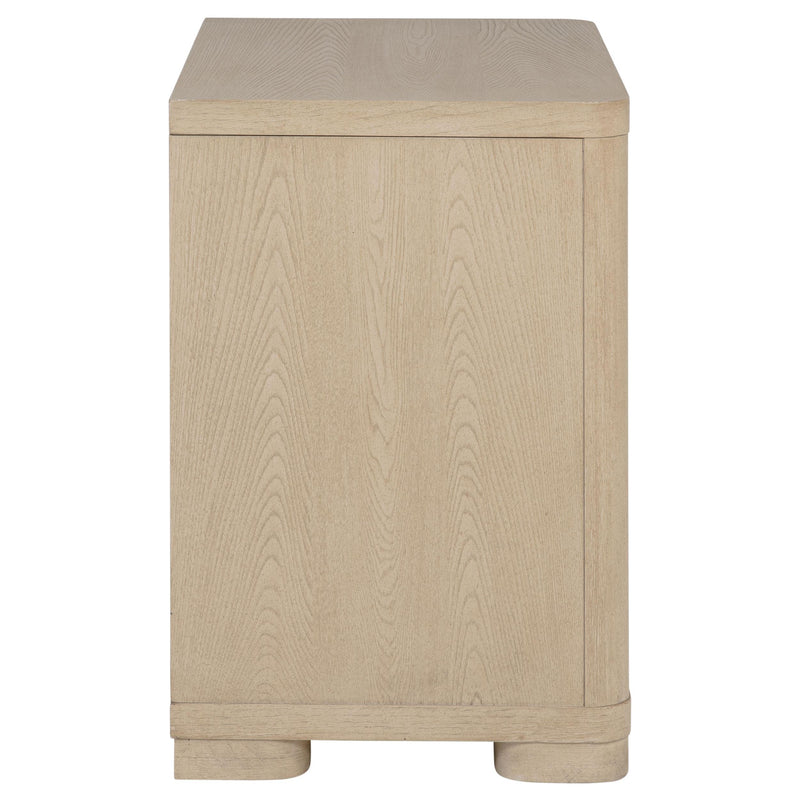 Ladera 2-drawer Nightstand Bedside Table Light Elm - 225082