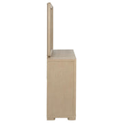 Ladera 6-drawer Bedroom Dresser and Mirror Light Elm - 225083M