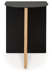 Ladgate Black/Natural Accent Table - A4000628