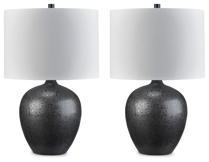 Ladstow Black Table Lamp (Set of 2) - L123894X2