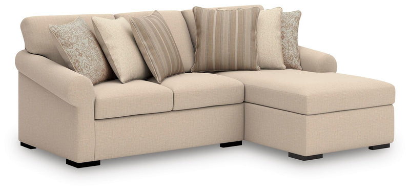 LadyMae Twill 2-Piece Sectional with Chaise - 59404S2