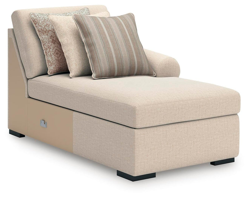 LadyMae Twill 2-Piece Sectional with Chaise - 59404S2