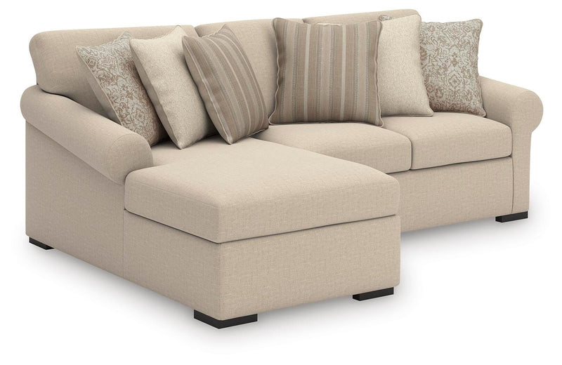 LadyMae Twill 2-Piece Sectional with Chaise - 59404S6