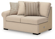 LadyMae Twill 4-Piece Sectional - 59404S9