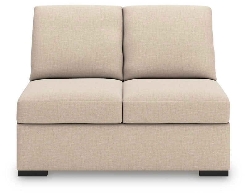 LadyMae Twill Armless Loveseat - 5940434
