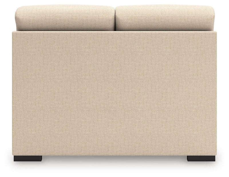 LadyMae Twill Armless Loveseat - 5940434