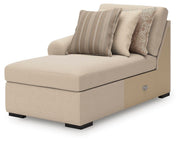 LadyMae Twill Left-Arm Facing Corner Chaise - 5940416
