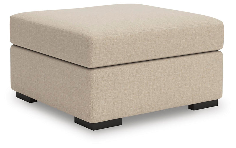 LadyMae Twill Oversized Accent Ottoman - 5940408