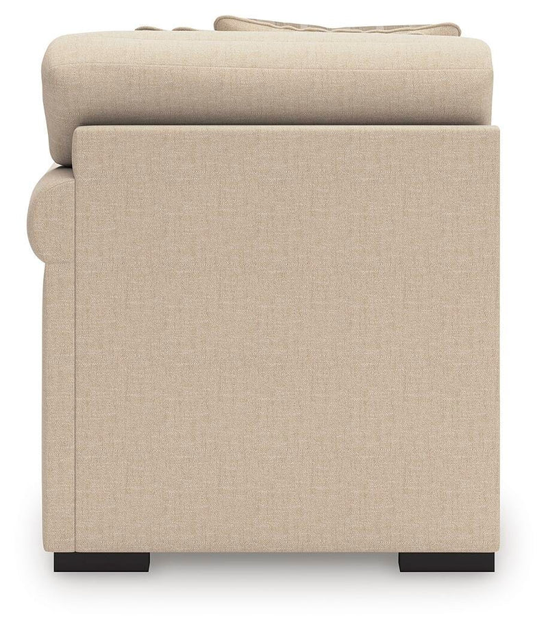LadyMae Twill Right-Arm Facing Corner Chaise - 5940417