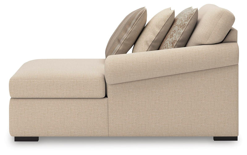 LadyMae Twill Right-Arm Facing Corner Chaise - 5940417