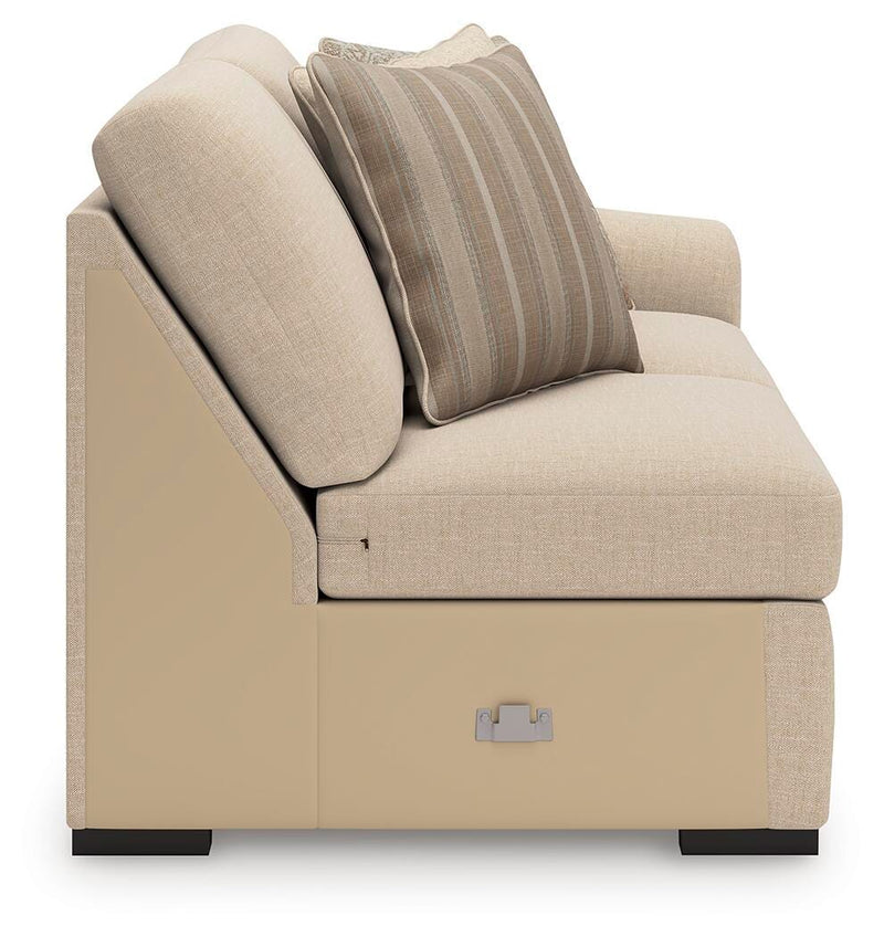 LadyMae Twill Right-Arm Facing Loveseat - 5940456