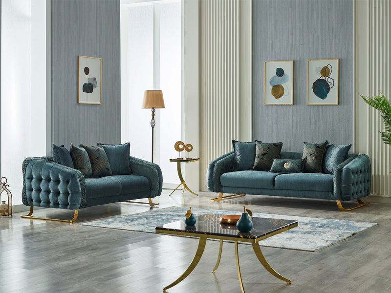 Laguna 75" Wide Tufted Loveseat - Gate FurnitureLoveseat