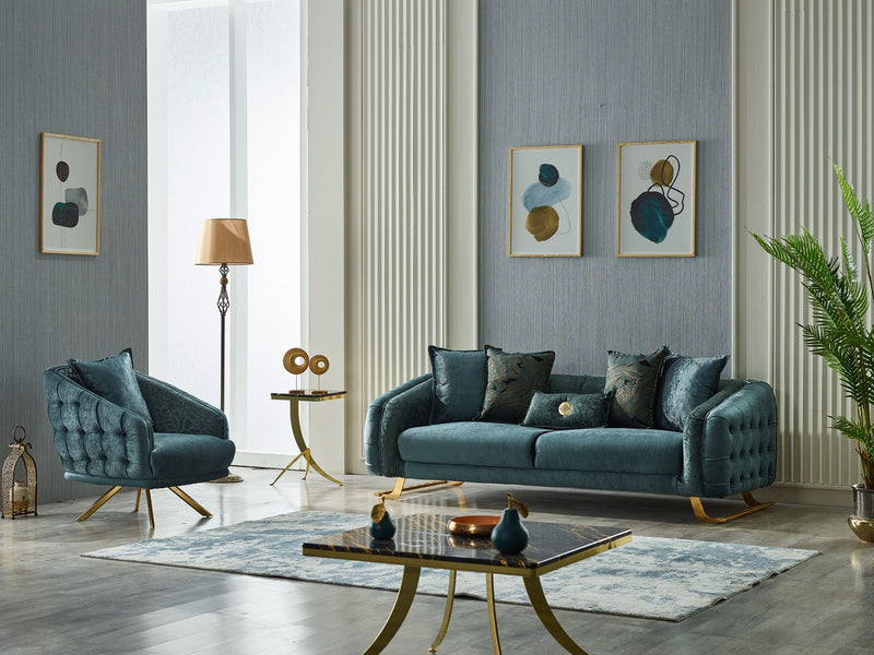 Laguna 91" Wide Tufted Sofa - Gate FurnitureSofas