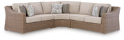 Laguna Heights Beige 3-Piece Outdoor Sectional - PCP790P1