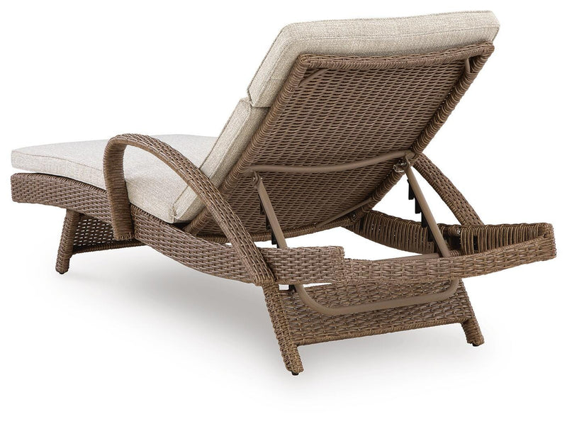 Laguna Heights Beige Chaise Lounge with Cushion - PCP790-815