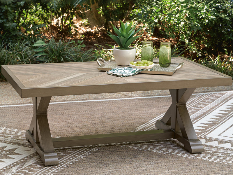 Laguna Heights Beige Outdoor Coffee Table - PCP790-701