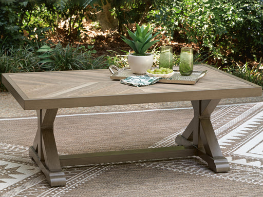 Laguna Heights Beige Outdoor Coffee Table - PCP790-701