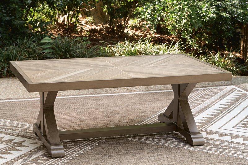 Laguna Heights Beige Outdoor Coffee Table - PCP790-701