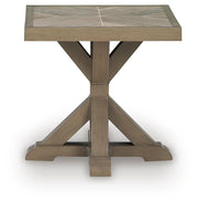 Laguna Heights Beige Outdoor End Table - PCP790-702