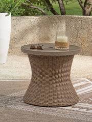 Laguna Heights Beige Outdoor End Table - PCP790-706